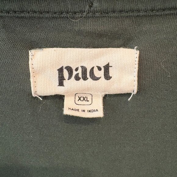 Pact Organic Cotton Scoop Neck Long Sleeve T Shirt Size XXL - Picture 4 of 5